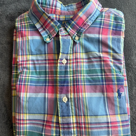 Polo Ralph Lauren Classic Fit XL Plaid Button Down Shirt EUC e25 - Picture 5 of 9